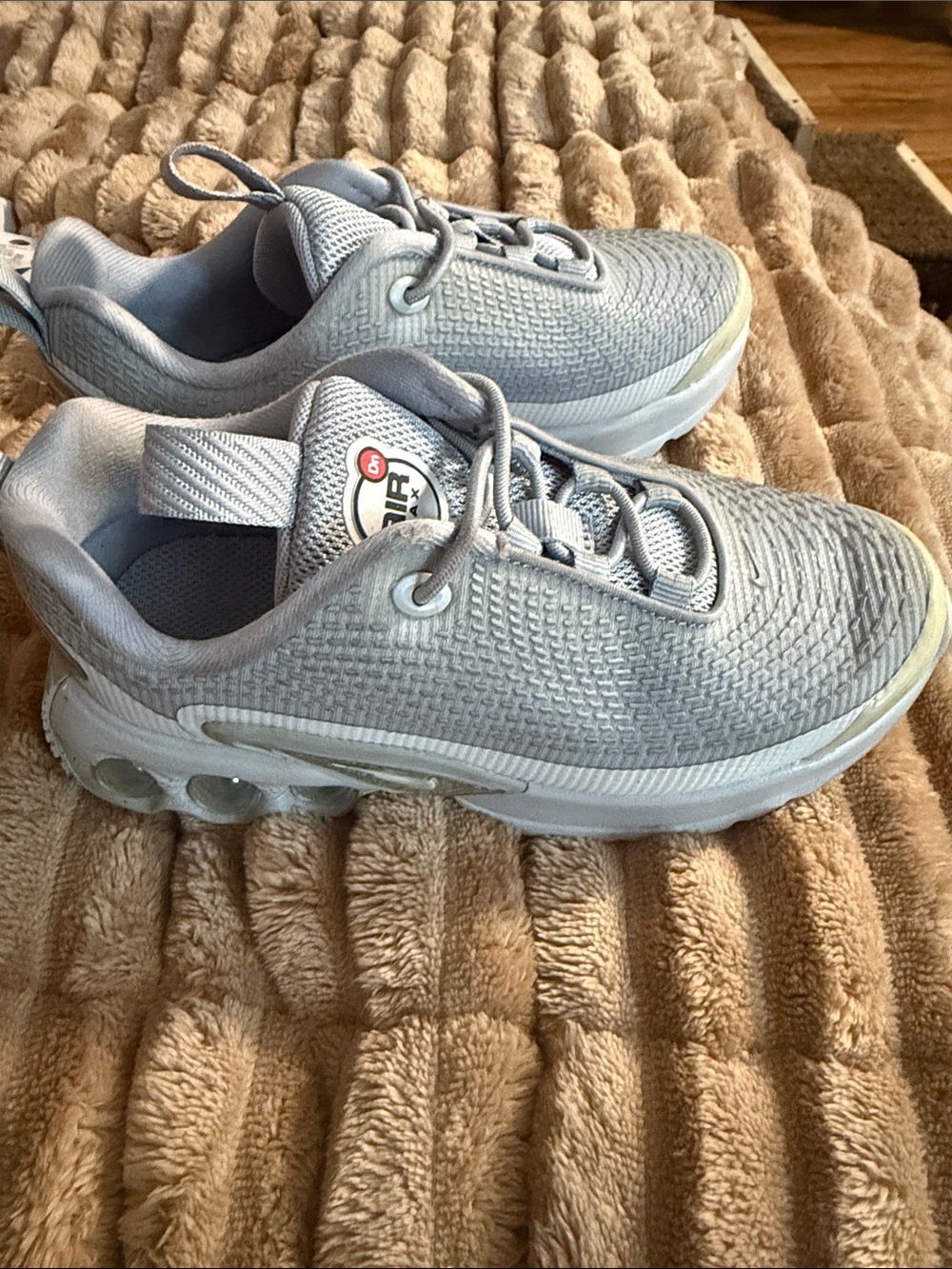 Nike Kids Light Gray/White Sneakers